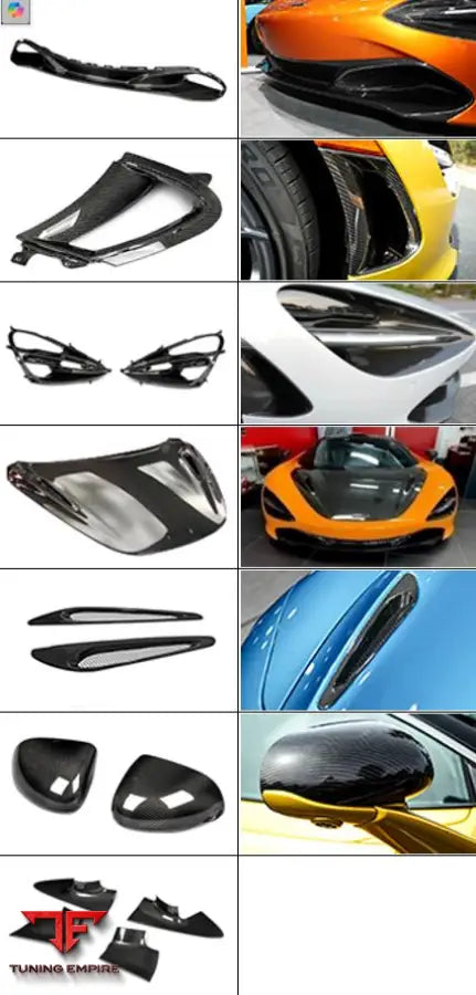 MCLAREN 720S OEM STYLE CARBON FIBER PARTS