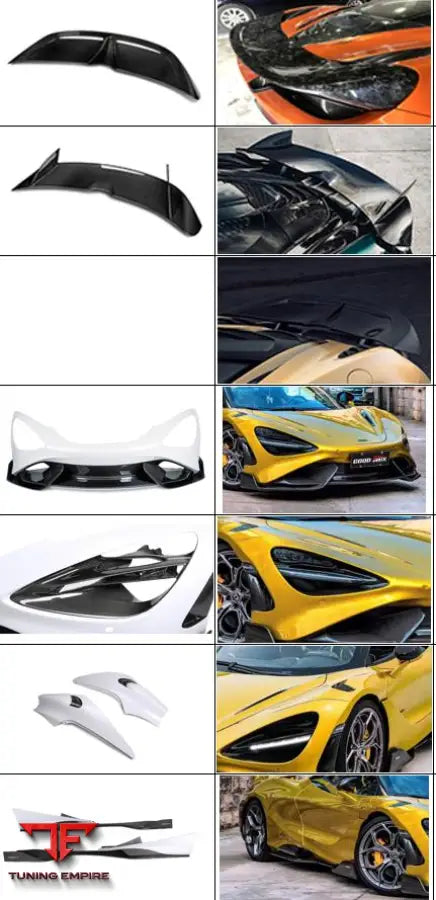 MCLAREN 720S CARBON FIBER PARTS