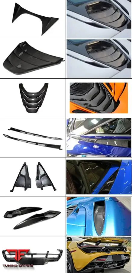 MCLAREN 720S OEM STYLE CARBON FIBER PARTS