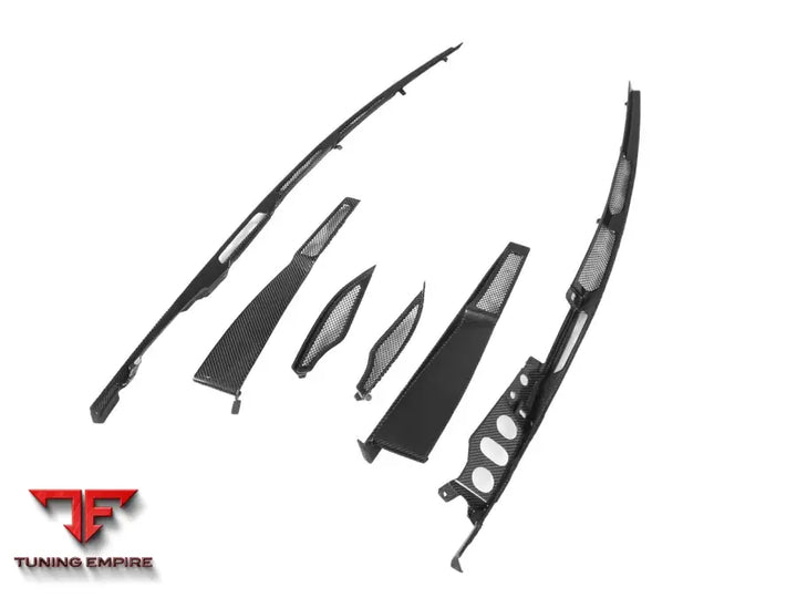 MCLAREN 720S COUPE ONLY CARBON FIBER ENGINE HOOD SIDE AIR INTAKE VENTS 6PCS （DONT FIT SPYDER） BSD