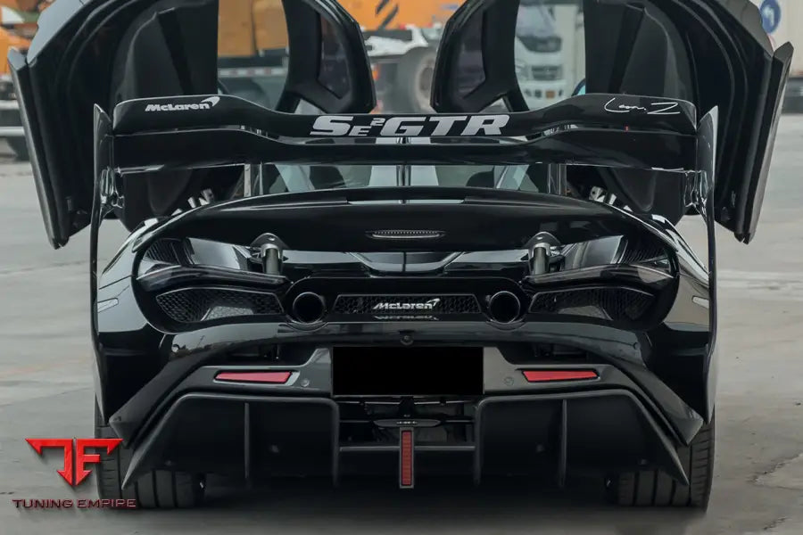 MCLAREN 720S SE²GTR STYLE TRUNK WING WITH SIDE WINGLETS BSD