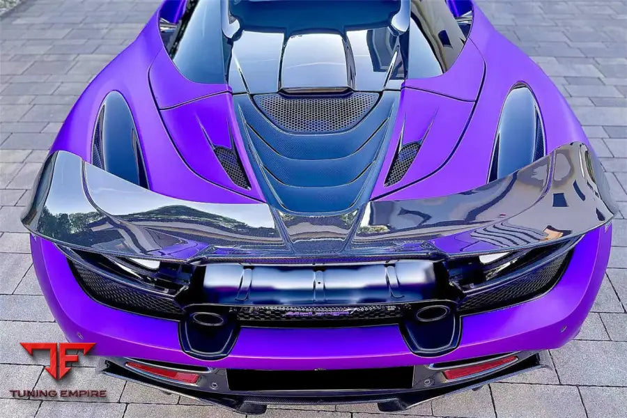 MCLAREN 720S SPYDER ONLY DRY CARBON FIBER ENGINE COVER REPLACEMENT BSD