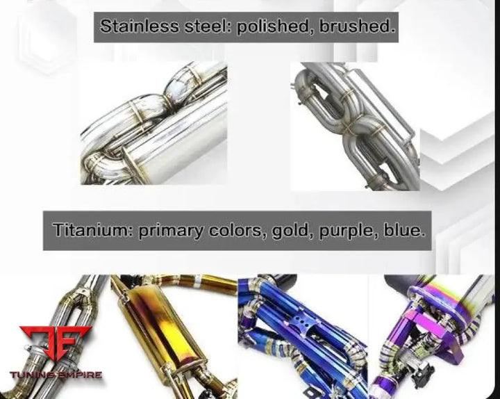 MCLAREN ARTURA DOWNPIPE CATBACK EXHAUST 2021-2024