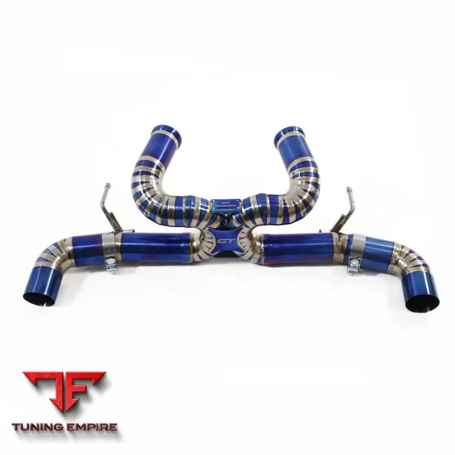 MCLAREN GT 4.0T V8 TITANIUM CATBACK RAZOR EXHAUST WITHOUT MUFFLER VALVE