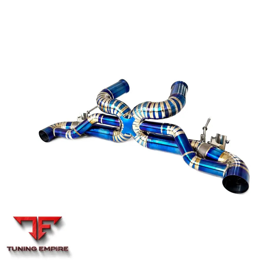 MCLAREN GT VALVETRONIC TITANIUM PIPE CATBACK RAZOR EXHAUST WITH MUFFLER VALVE