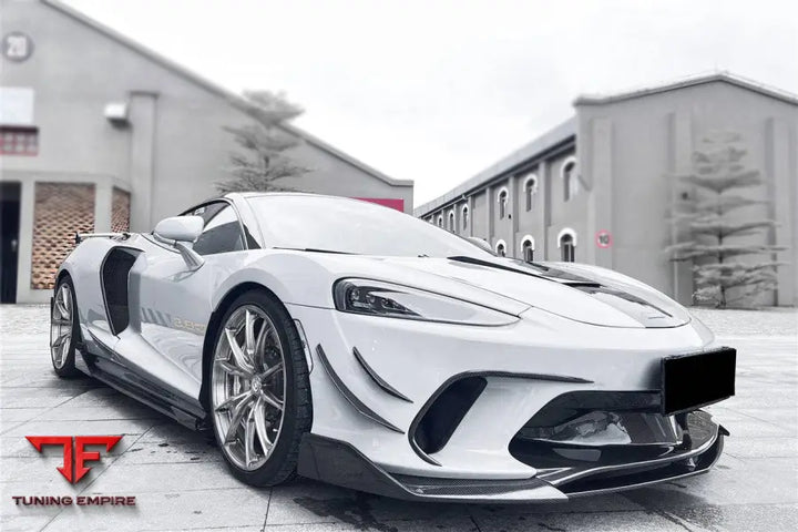 MCLAREN GT WP STYLE DRY CARBON FIBER FRONT CANARDS BSD