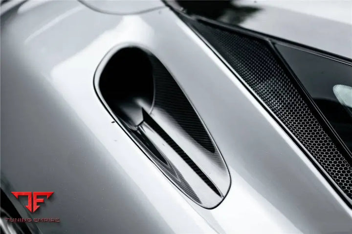 MCLAREN GT WP STYLE DRY CARBON FIBER SIDE AIR INTAKE FINS BSD
