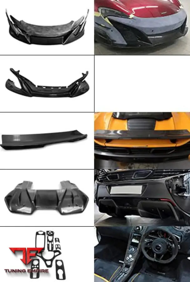 MCLAREN MP4- 12C/625C/650S/675LT CARBON FIBER PARTS