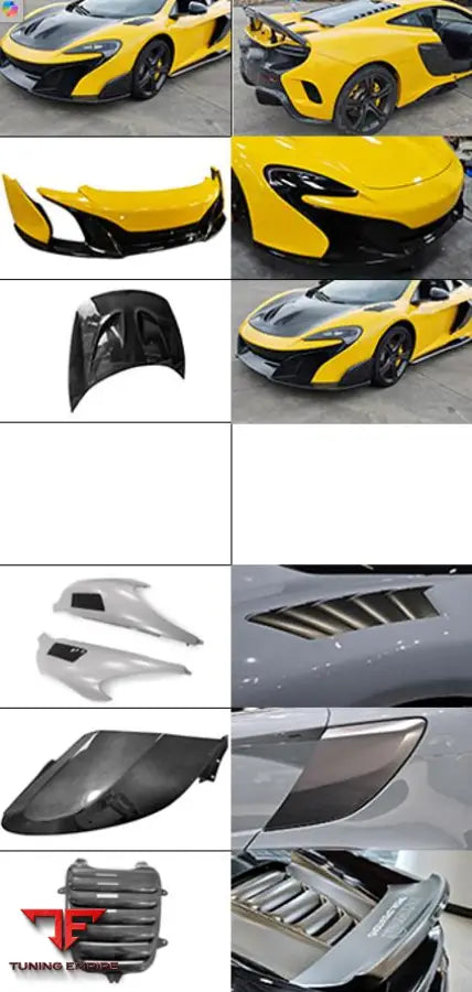 MCLAREN MP4- 12C/625C/650S/675LT CARBON FIBER PARTS