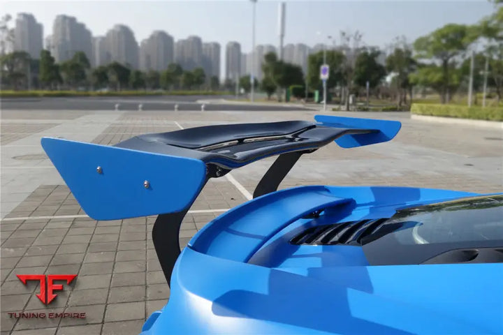 MCLAREN MP4 12C & 650S REBEL PERFORMANCE STYLE CARBON FIBER TRUNK SPOILER WING BSD