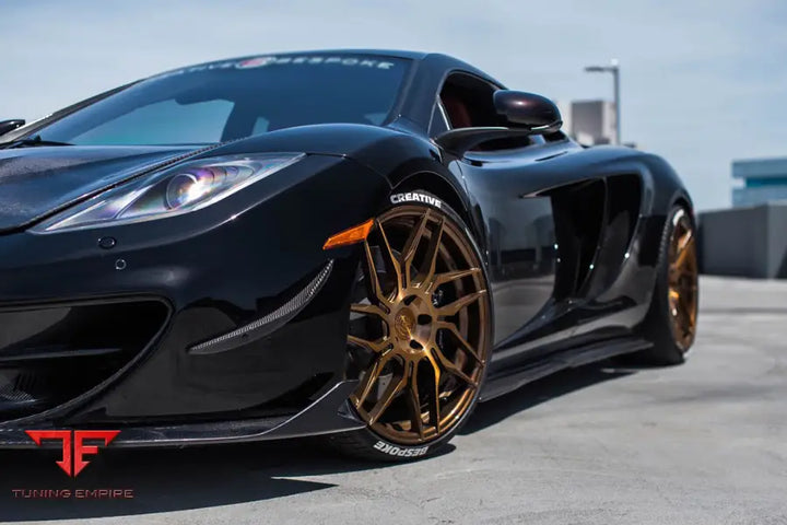 MCLAREN MP4 12C 650S RZS STYLE CARBON FIBER SIDE SKIRTS BSD
