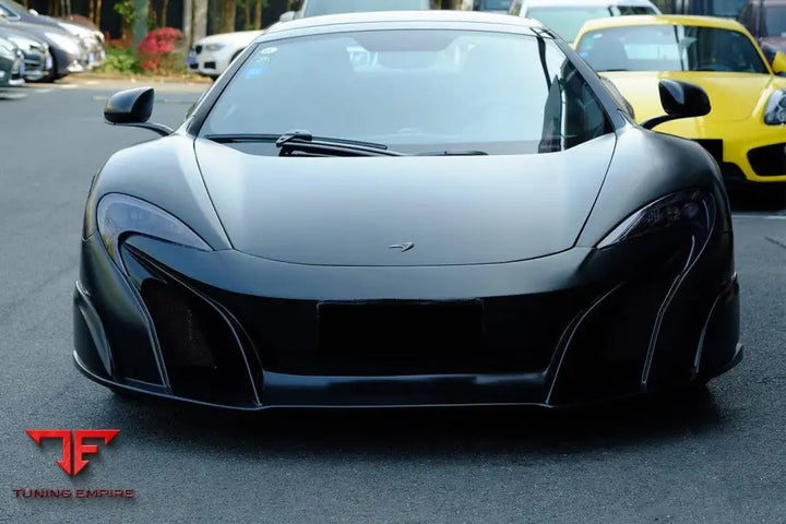 MCLAREN MP4-12C 675LT STYLE CARBON FIBER FRONT BUMPER & FENDER BSD