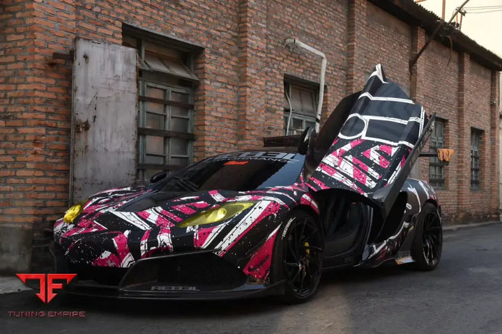 MCLAREN MP4 12C REBEL PERFORMANCE STYLE CARBON FIBER SIDE SKIRTS BSD