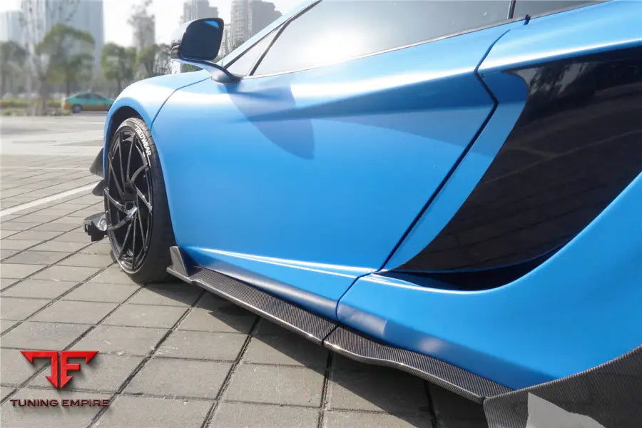 MCLAREN MP4 12C REBEL PERFORMANCE STYLE CARBON FIBER SIDE SKIRTS BSD