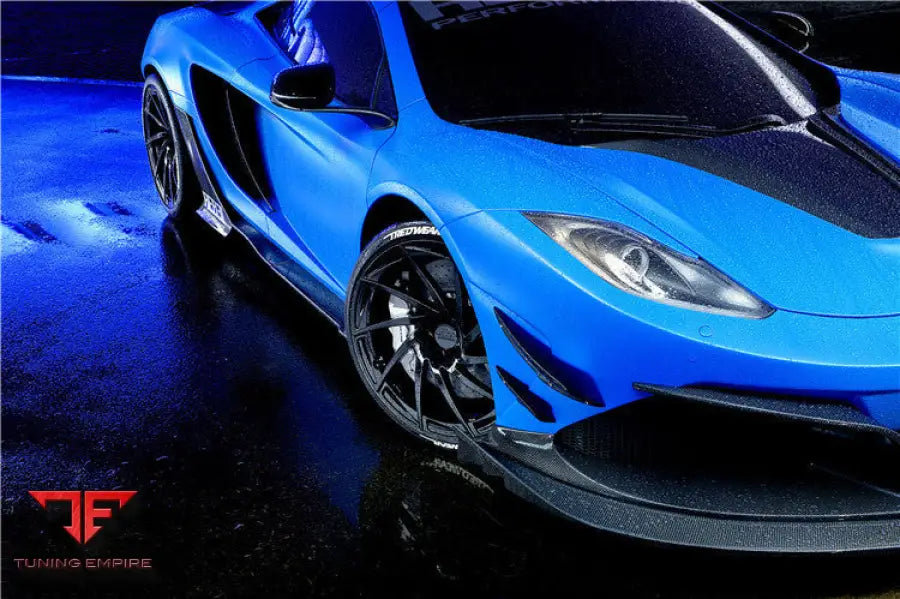 MCLAREN MP4 12C REBEL PERFORMANCE STYLE CARBON FIBER SIDE SKIRTS BSD