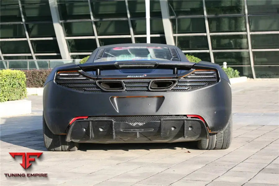 MCLAREN MP4 12C650S DP STYLE CARBON FIBER REAR DIFFUSER BSD