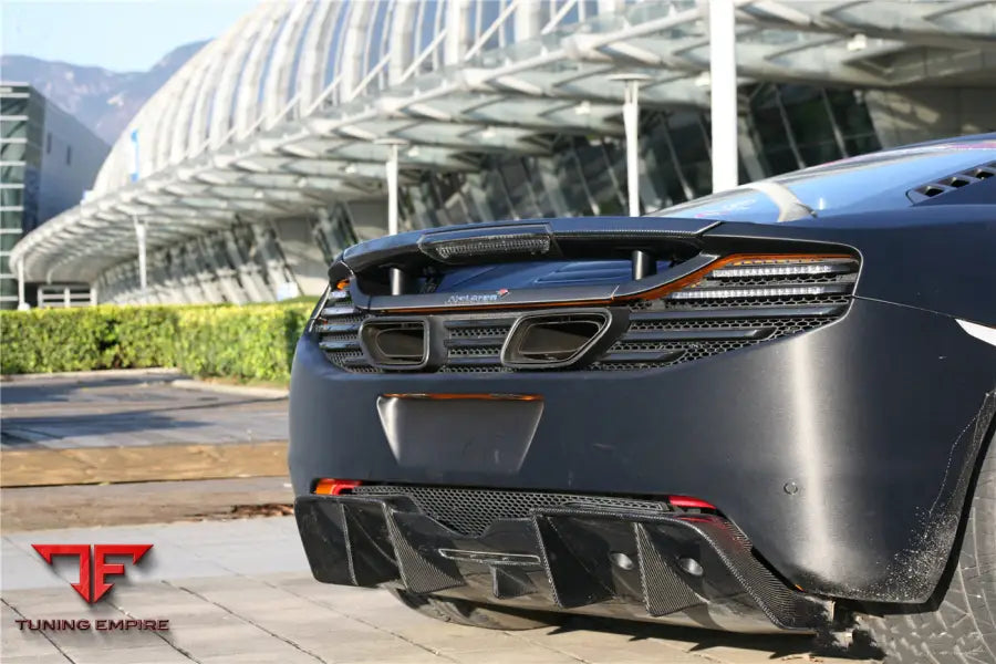 MCLAREN MP4 12C650S DP STYLE CARBON FIBER REAR DIFFUSER BSD