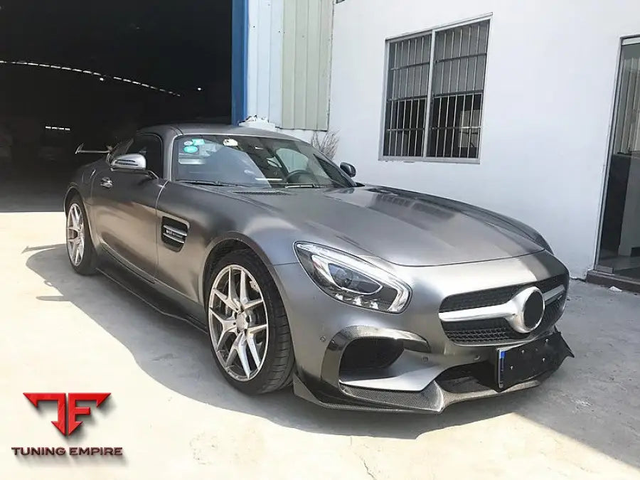 MERCEDES AMG GT/ GTS CARBON FRONT LIP SET AND SIDE SKIRTS