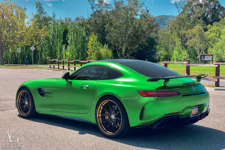 Mercedes-AMG GTR on custom forged wheels