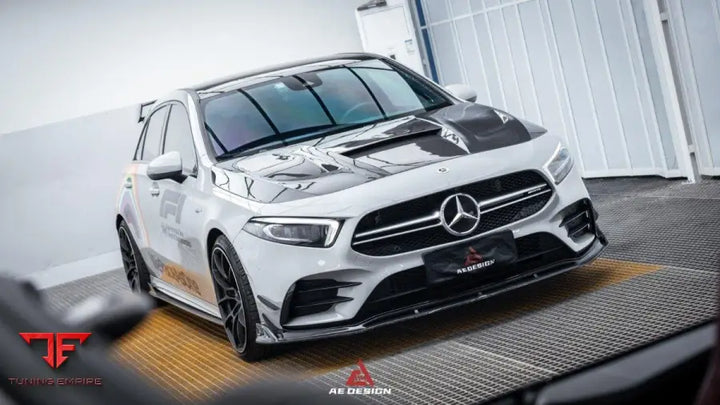 MERCEDES BENZ A-CLASS A220 PRE-FACELIFT A35 A35L W177 2019-ON AE FRONT CANARDS - Body Trim