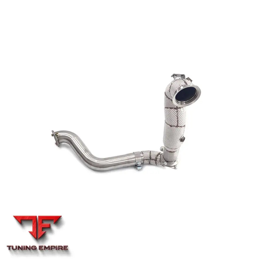 MERCEDES BENZ A-CLASS A35 W177 2.0T STAINLESS STEEL RAZOR EXHAUST DOWNPIPE WITH HEAT SHIELD