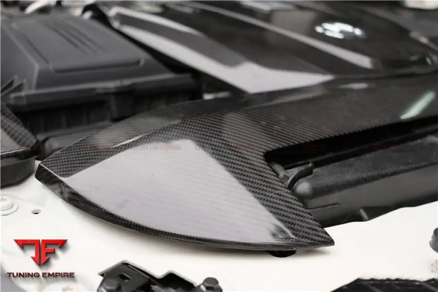 MERCEDES BENZ AMG GT & GTS AUTOCLAVE CARBON FIBER RADIATOR COVER REPALCEMENT BSD