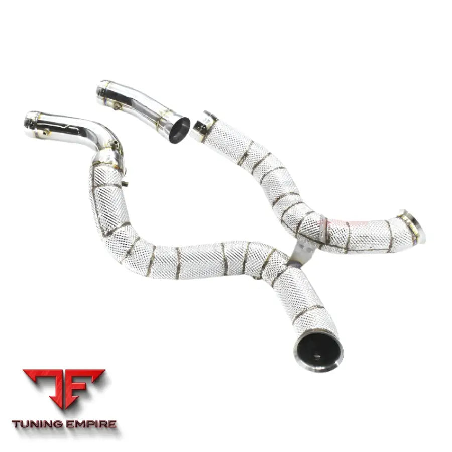 MERCEDES BENZ AMG GT GTS C190 DOWNPIPE CATBACK EXHAUST SYSTEM