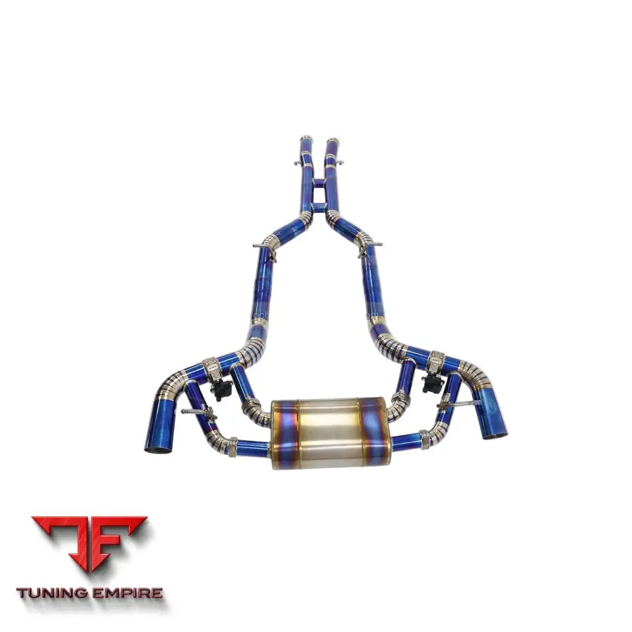 MERCEDES BENZ AMG GT/GTS/GTC 2015+ 4.0T TITANIUM CATBACK RAZOR EXHAUST WITH MUFFLER VALVE