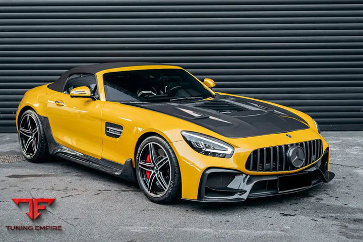 MERCEDES BENZ AMG GT GTS IMP PERFORMANCE PART CARBON FIBER FRONT BUMPER WITH GRILL BSD