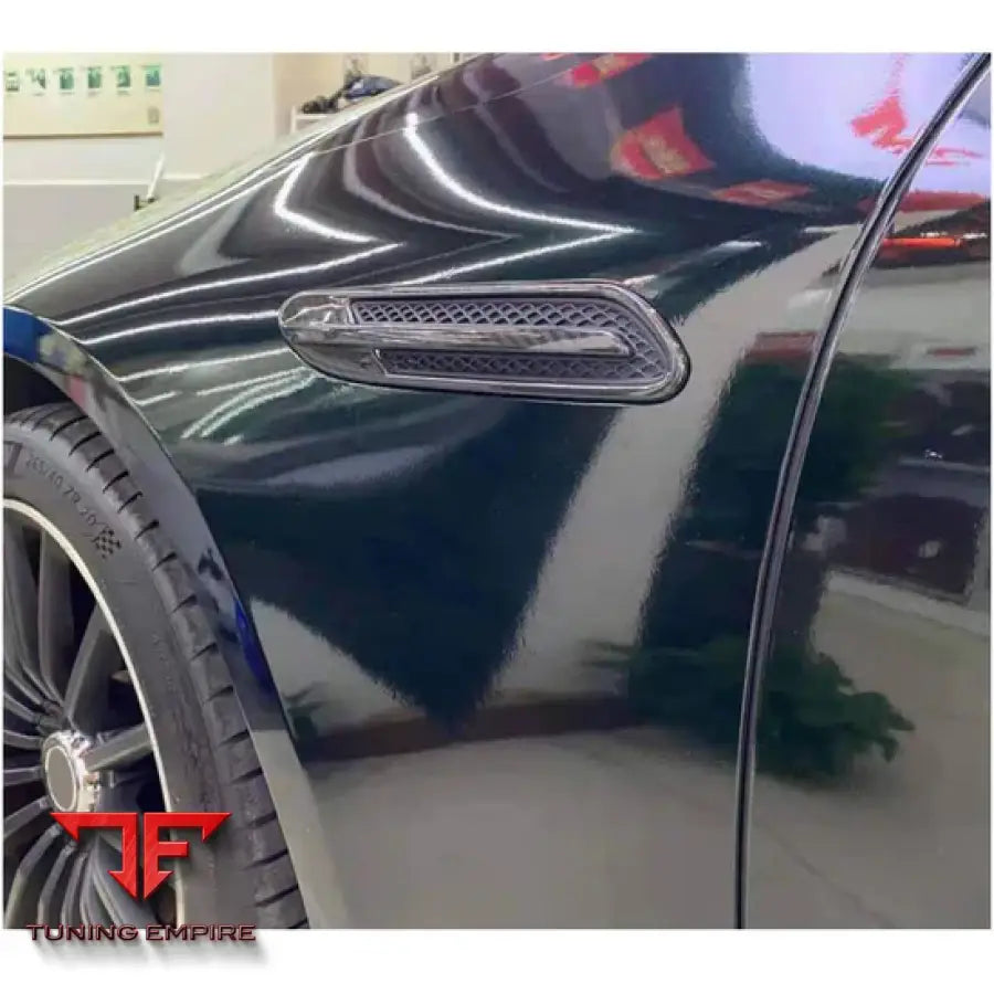 MERCEDES BENZ AMG GT43/GT50/GT53/GT63 S X290 SEDAN CARBON FIBER SIDE AIR FENDER VENT COVERS 2019-2021Y