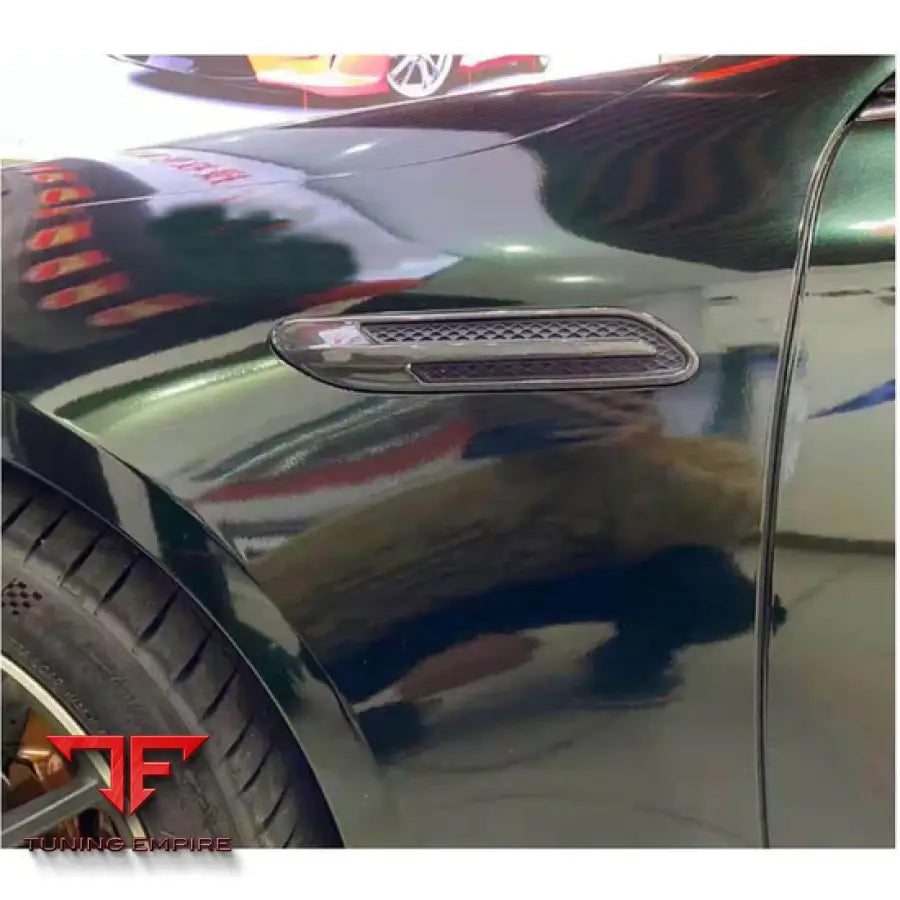 MERCEDES BENZ AMG GT43/GT50/GT53/GT63 S X290 SEDAN CARBON FIBER SIDE AIR FENDER VENT COVERS 2019-2021Y