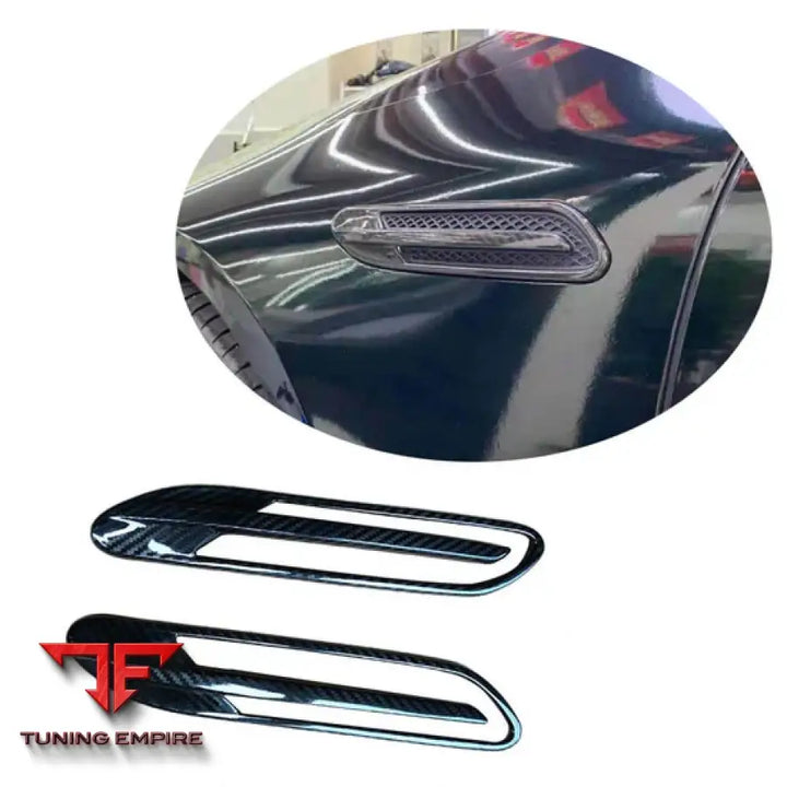 MERCEDES BENZ AMG GT43/GT50/GT53/GT63 S X290 SEDAN CARBON FIBER SIDE AIR FENDER VENT COVERS 2019-2021Y