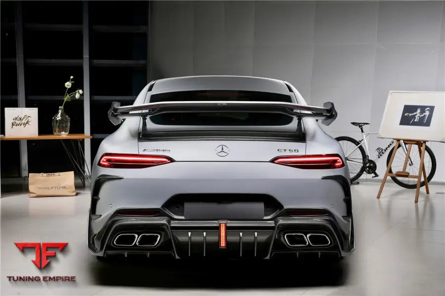 MERCEDES BENZ AMG GT50/GT53/GT43/GT63/GT63S 4DOOR COUPE X290 IMP PERFORMANCE VER.2 PART CARBON FIBER REAR BUMPER BSD