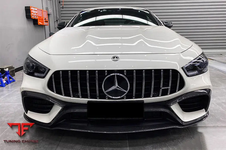 MERCEDES BENZ AMG GT63 S 4DOOR COUPE X290 CARBON FIBER FRONT BUMPER VENTS CANARDS BSD