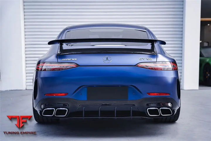 MERCEDES BENZ AMG GT63 S/GT50 4DOOR COUPE X290 CARBON FIBER TRUNK SPOILER BSD