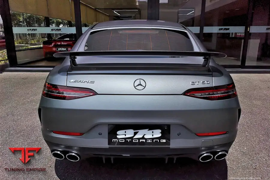 MERCEDES BENZ AMG GT63 S/GT50 4DOOR COUPE X290 CARBON FIBER TRUNK SPOILER BSD