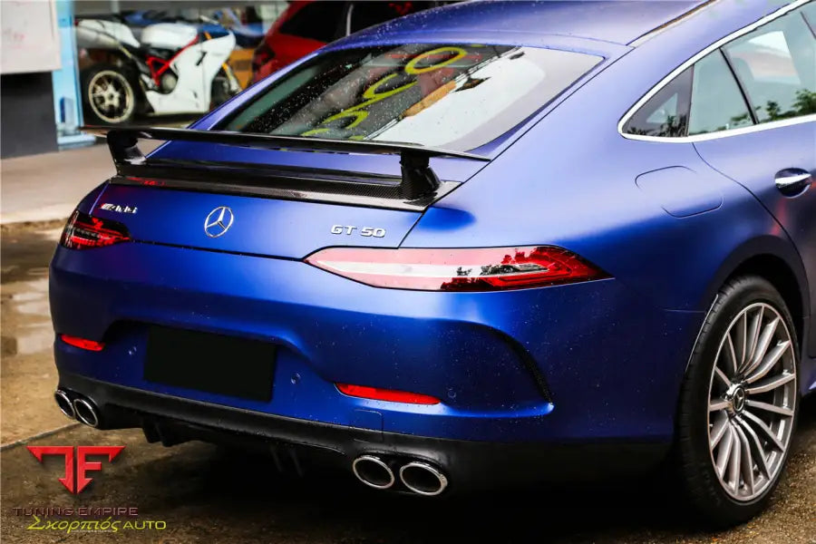 MERCEDES BENZ AMG GT63 S/GT50 4DOOR COUPE X290 CARBON FIBER TRUNK SPOILER BSD