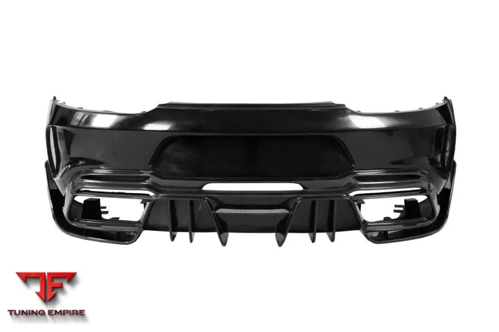 MERCEDES BENZ AMG GTC IMPII PART CARBON FIBER REAR BUMPER WITH EXHASUST TIPS BSD