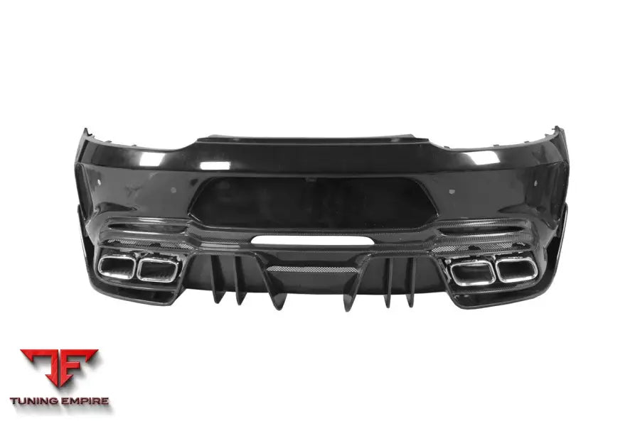 MERCEDES BENZ AMG GTC IMPII PART CARBON FIBER REAR BUMPER WITH EXHASUST TIPS BSD