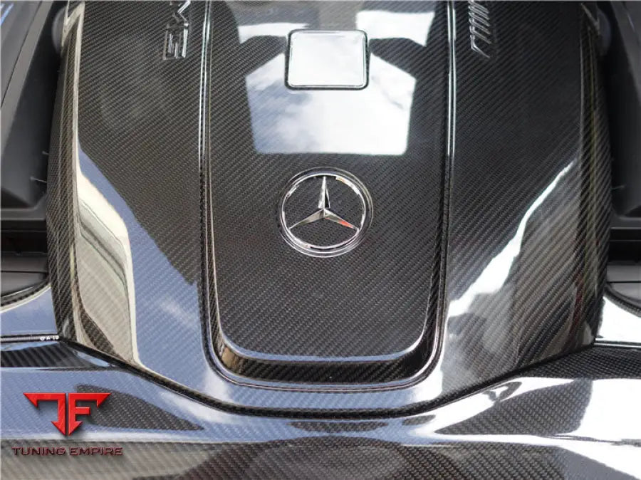 MERCEDES BENZ AMG GTGTS AUTOCLAVE CARBON FIBER ENGINE COVER REPLACEMENT BSD