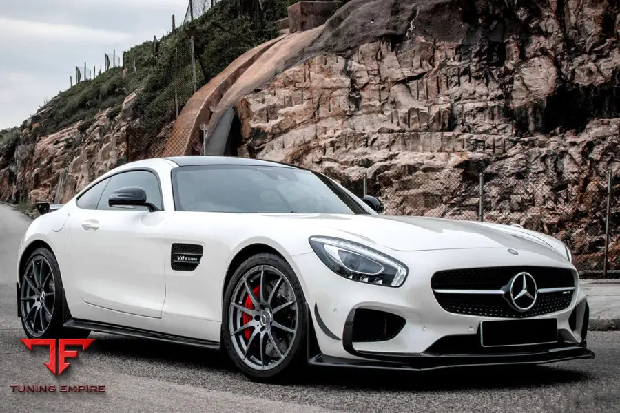 MERCEDES BENZ AMG GTGTS RS STYLE CARBON FIBER FRONT CANARDS BSD
