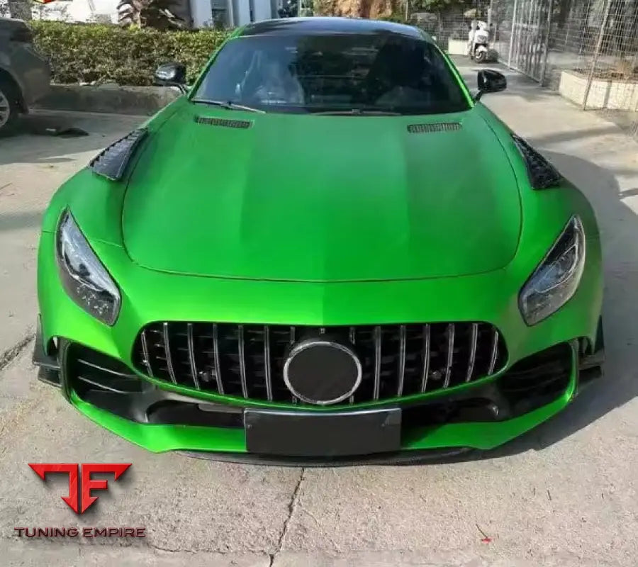 MERCEDES BENZ AMG GTR CARBON FIBER HOOD SPLITTER