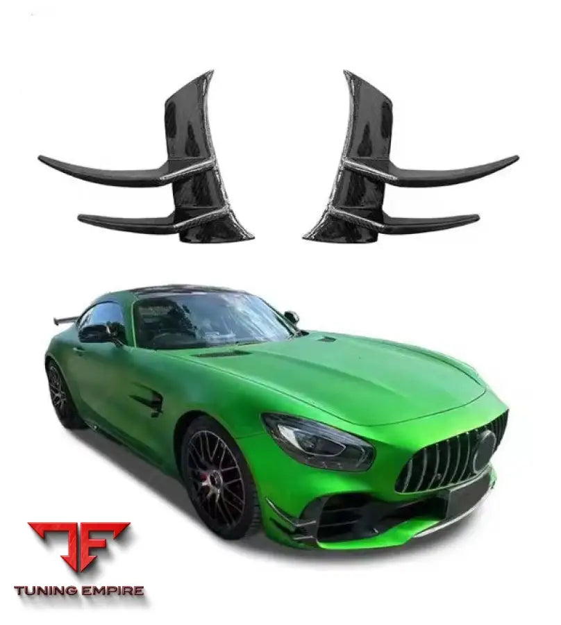MERCEDES BENZ AMG GTR CARBON FIBER SPLITTER