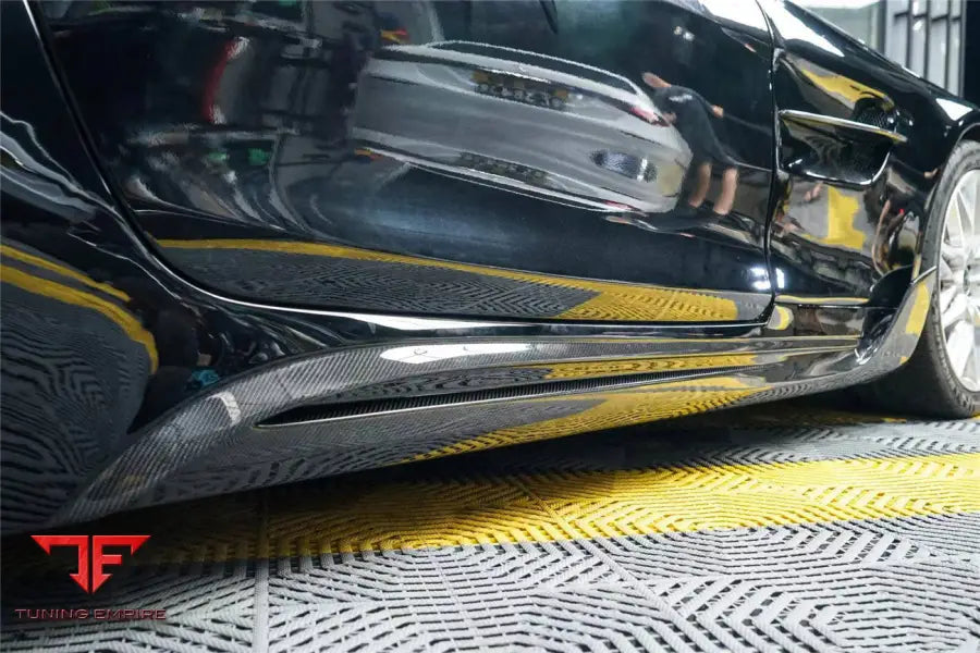 MERCEDES BENZ AMG GTR ONLY IMP CARBON FIBER SIDE SKIRTS BSD