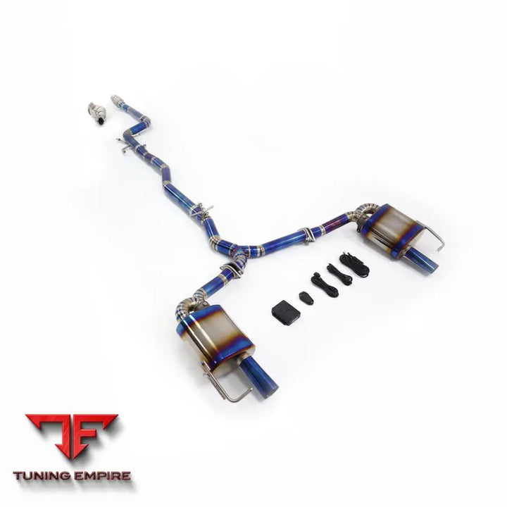 MERCEDES BENZ C-CLASS C200 W205 TITANIUM CATBACK RAZOR EXHAUST DOWNPIPE