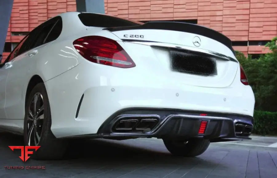 MERCEDES BENZ C CLASS C63/S C43 AMG C/450/300 W205 CARBON FIBER Rear Spoiler