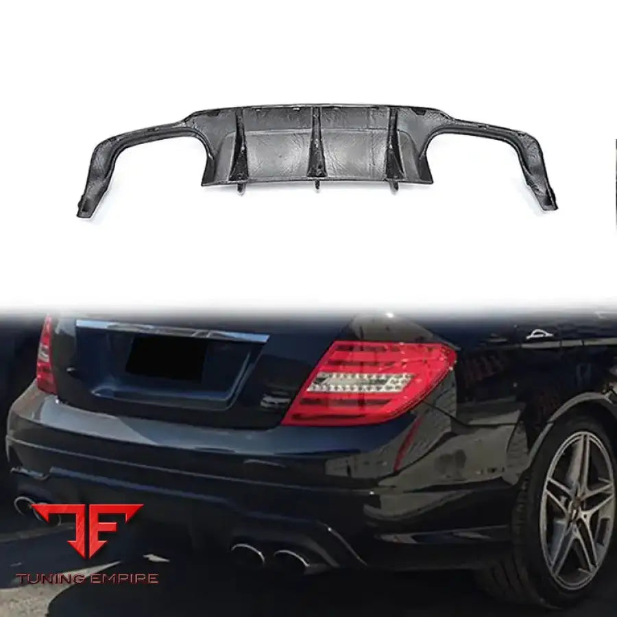 MERCEDES BENZ C CLASS W204 C63 CARBON FIBER PARTS