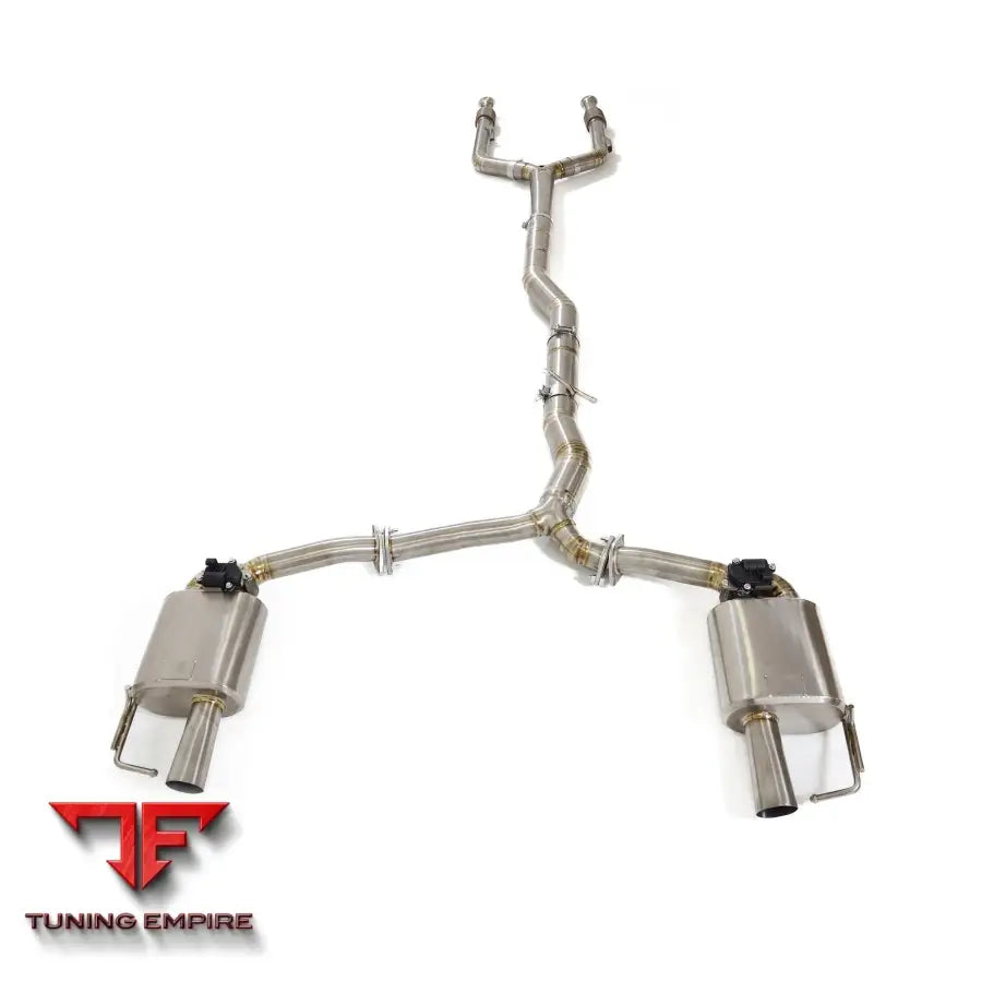 MERCEDES BENZ C-CLASS W205 C43 C400/C450 3.0T TITANIUM CATBACK RAZOR EXHAUST WITH MUFFLER VALVE