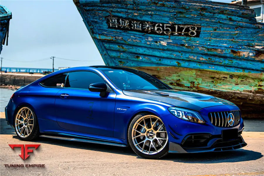 MERCEDES-BENZ C-CLASS W205 COUPE PS STYLE SIDE SKIRTS BSD