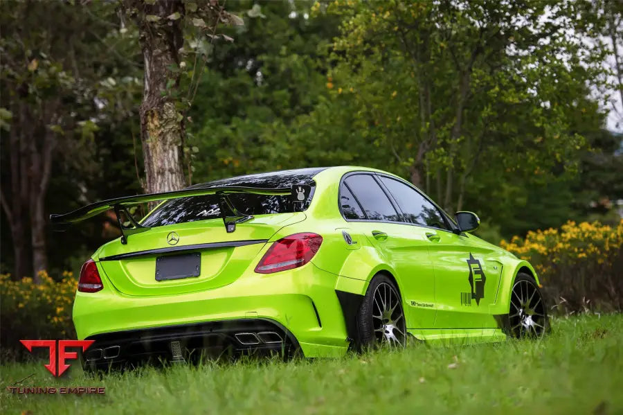 MERCEDES-BENZ C-CLASS W205 SEDAN IMP PERFORMANCE CARBON FIBER TRUNK SPOILER BSD